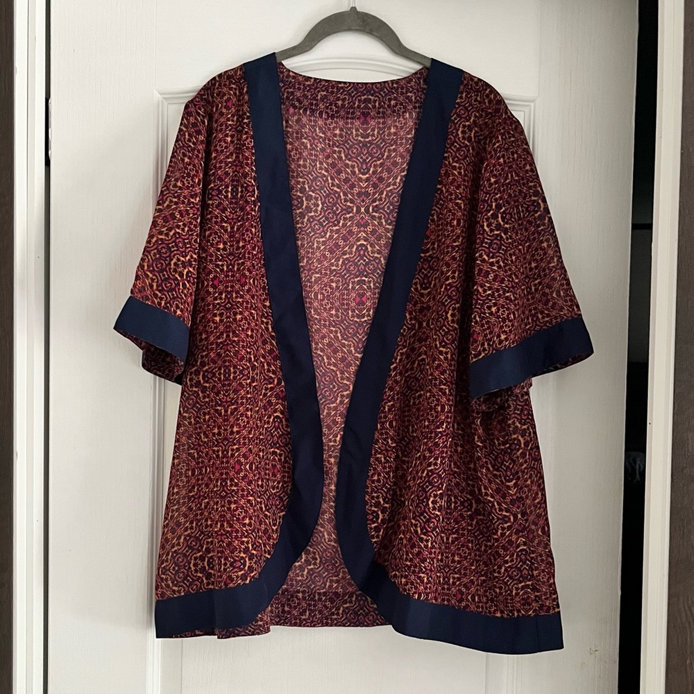 Printed Kimono Cardigan